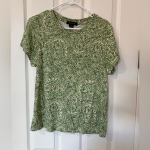 Sanctuary- Green Paisley Women Top